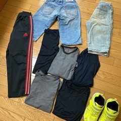 男の子　服、肌着　140センチ　靴　23センチ