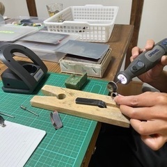 まずは体験してみてから^_^作りたいものを作る彫金レッスンの画像