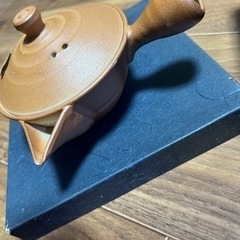 信楽焼　急須　湯呑セット　新品　未使用の画像