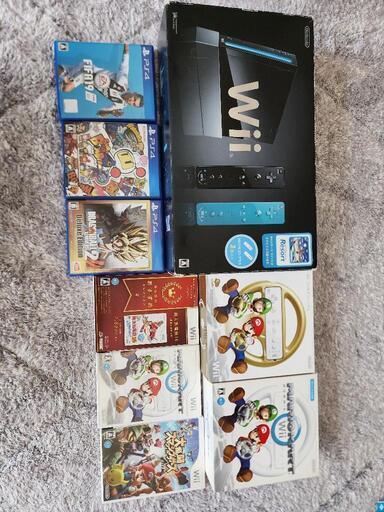 Nintendo Wii+ソフト(PS4も含む)