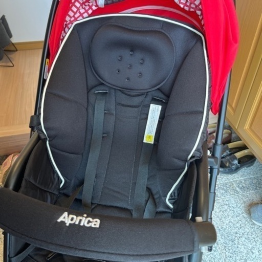 ベビー用品 アップリカ 軽量ハイシートベビーカー カルーンエアーAB (karoon air AB) チェックレッド RD