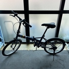 ville 折り畳み自転車　ブルー