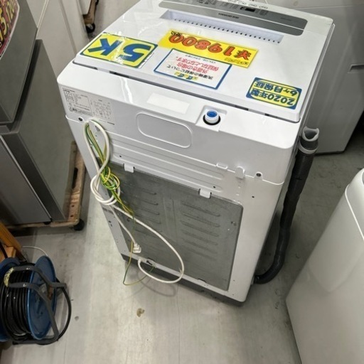 配達可【洗濯機】【アイリスオーヤマ】5K 2020年製★6ヶ月保証クリーニング済み【管理番号11607】
