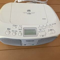 【値下げしました！】CDラジオ　東芝　TY-C12の画像