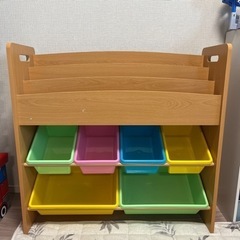 絵本おもちゃ収納ラック