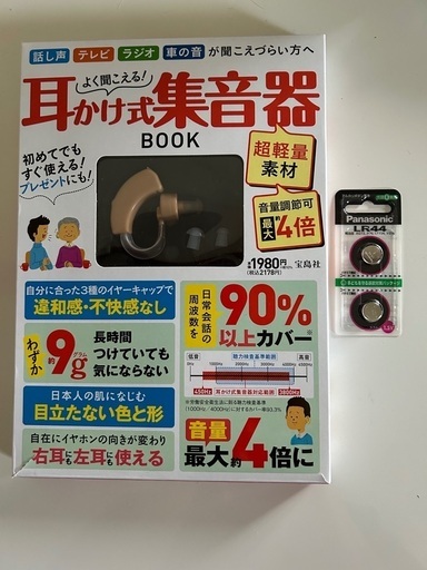 耳かけ式集音器 電池式①
