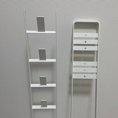 ダイソン　クリーナースタンド　ホワイト　山崎実業の画像