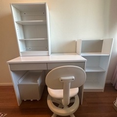 学習机とチェア5点セット美品