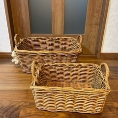 籐のカゴ