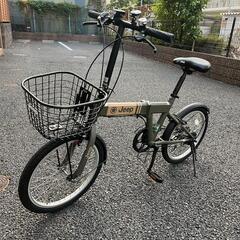 自転車　折りたたみ自転車　jeep