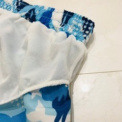 美品!! 水着ブルー スイムウェア キッズ ハーフパンツ 男の子 ボーイズの画像