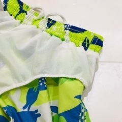 美品!! 水着グリーン スイムウェア キッズ ハーフパンツ 男の子 ボーイズの画像