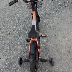 16インチ補助輪付きお子様自転車(4)の画像