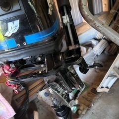 アルミボート　エンジンの画像