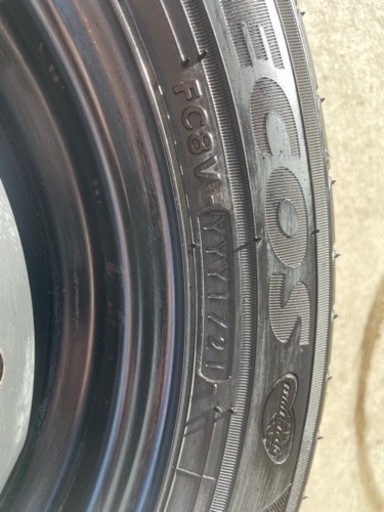 サマータイヤ　軽自動車用　鉄チンホイール　155/65R14 YOKOHAMA ECOS 