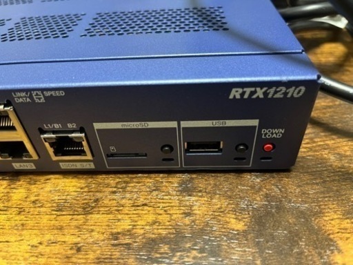 有線ブロードバンドルーター　YAMAHA RTX1210