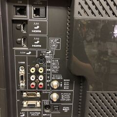 SHARP シャープ　亀山モデル　26インチハイビジョン液晶TV　LC-26D50-B　HDMI入力3系統・パソコン接続(RGB)・AQUOSファミリンク対応・リモコン付属　中古品の画像