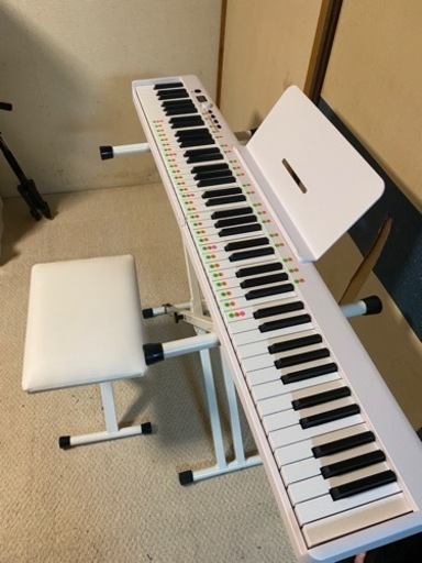 折りたたみ電子ピアノセット