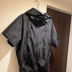 空調服 半袖 横ファン仕様⭐︎ファンカバー付きLL