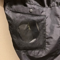 空調服 半袖 横ファン仕様⭐︎ファンカバー付きLLの画像