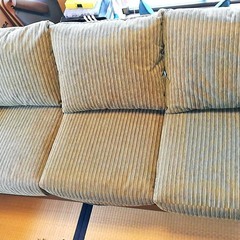 ３人掛けソファ 椅子 コンパクトに分解可能 配達可の画像