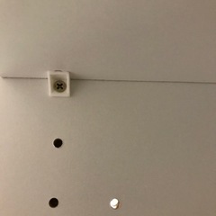 ニトリ　カラーボックス　白の画像