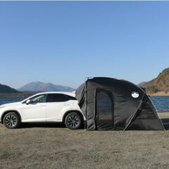 車に連結できるテント