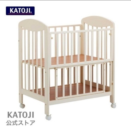 【値下交渉可】katoji ベビーベッド＆布団セット