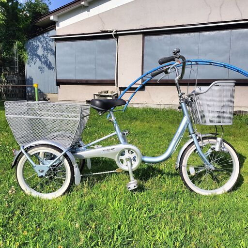 ブリジストン製三輪自転車シルバーBRIDGESTONE BW10 3輪配達配送可