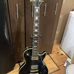 エレキギター バークレー Barclay レスボール 黒 ブラッ...