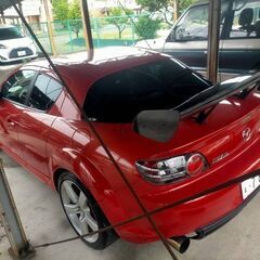 車検1年半! 9万km! マツダ RX-8 タイプS 6速 MT ロータリー トラスト マフラー ブリッツ 車高調 GTウイング 787の画像