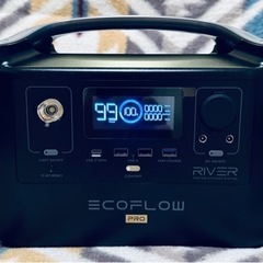 中古美品EcoFlow ポータブル電源 RIVER Pro 720Wh エコフロー