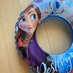 【中古】アナ雪浮き輪　3歳以上55センチの画像