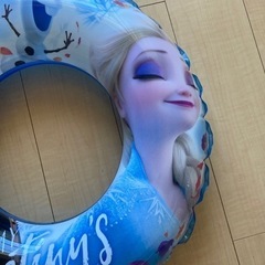 【中古】アナ雪浮き輪　3歳以上55センチの画像