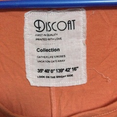 No.487  DISCOAT レディースTシャツ　メンズも可の画像
