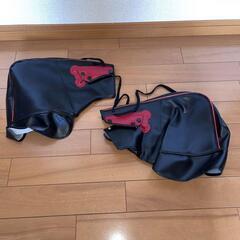 使用頻度少　バイク用ハンドルカバー　ブラック系