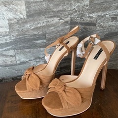 キャメル✨パンプス　23.0cm