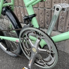 売ります⚫︎BRUNOブルーノミニベロライトフェンダー付き20インチ自転車の画像