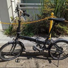 折りたたみ自転車 20インチ 後輪スポーク不備あり