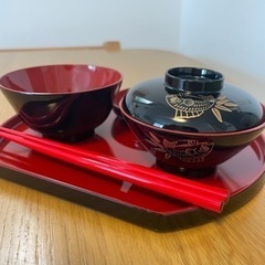 【お値下げ】お食い初め食器　女の子の画像