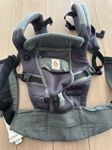 エルゴ　抱っこ紐　グレー　綺麗！