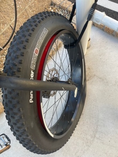 自転車　ファットバイク　※前輪パンクしています