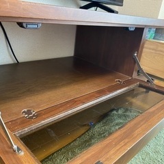 値下げ！　国産　大川家具　テレビ台　ウォルナットの画像