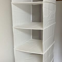 IKEA SKUBB スクッブークローゼット内吊下げ型収納ラック6段　ホワイト　の画像