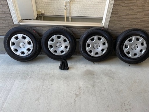 値下げ！ハイエース純正ホイールタイヤナットセット