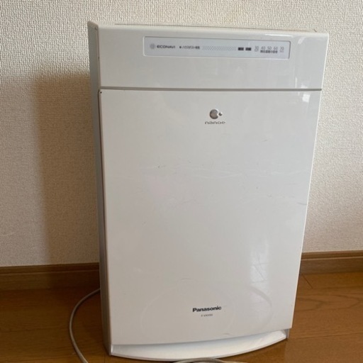 パナソニック【PM2.5対応】ECONAVI×nanoe 加湿空気清浄機 ホワイト 適用床面積=18畳 F-VXH50