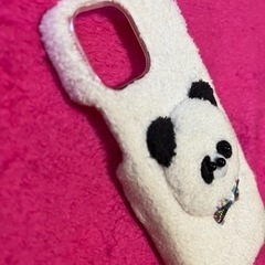 新品未使用品♪ハンドメイド作品です♪パンダさんのケース♪iPhone13miniケース♪の画像
