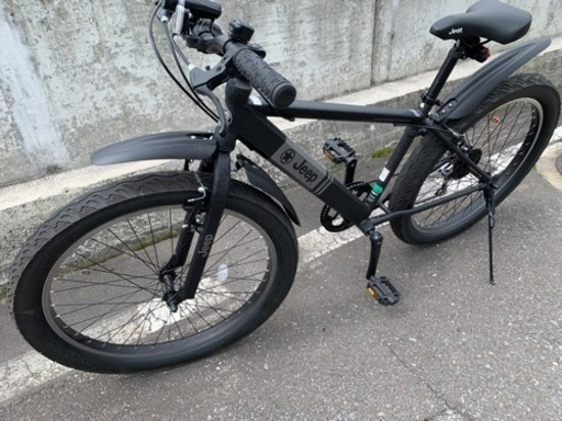 ＪＥＥＰ「ジープ」セミファットマウンテンバイク26インチ 泥除け装備 シマノ6段変速 Vブレーキ