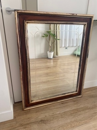 大型　鏡　アンティーク/ビンテージ