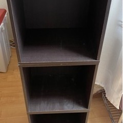 カラーボックス　ブラウン　不二貿易の画像